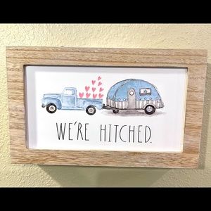 NEW Rae Dunn we’re hitched sign ❤️